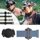 Modisches Hundehalsband mit Apple AirTag-Hülle, Nylon-Haustierhalsband, reflektierend, weich, Anti-Verlust-Tracking-Halsband, Hundezubehör, Anzug für Hunde
