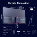 Grebear Gaming Monitor 27 Inch 165Hz 1ms PC Gaming Computer Monitor -FHD 1080P/AMD FreeSync/1 X HDTV 2.0/1 X Display Port 1.4/Bl