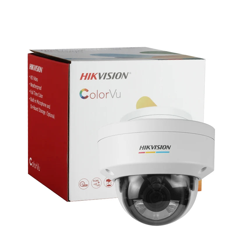 Hikvision DS-2CD1147G0-L 4MP POE IP Camera  Support ColorVu Motion detection tampering alarm IP67 and IK08  Surveillance camera