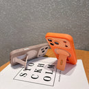 For iPhone 17 Pro Max 16 Luxury Magsafe Magnetic Holder Stand Matte Phone Case For iPhone 15 14 Plus 13 Lens Protective Cover