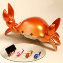 Crab Pen Holder for Desk Weightlifting Crab Desk Phone Stand Decorative Table Decor Crabs Pen Storage Rack for Bedroom Living