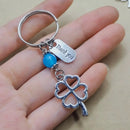 1/10 Sets Clover thank you Teacher's Day Gift creative Keychain Lovers Key Ring Jewelry