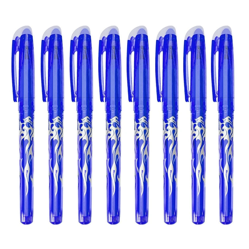 Erasable Gel Pen Or Refill Rod 0.5mm Washable Handle Magic Erasable Pen Refills For School Writing Tools Kawaii Stationery