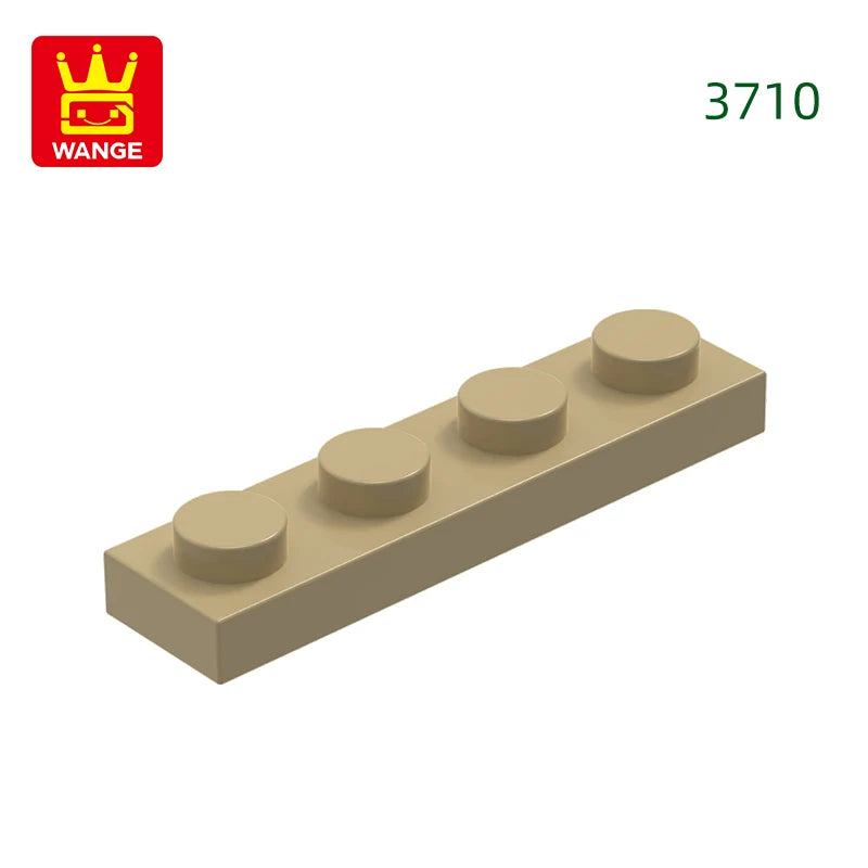 Wange 149Pcs/Lot 3710 1x4 Basic Building Block Moc Components Parts Compatible with Bricks DIY Children Assembly Toy Gift Box
