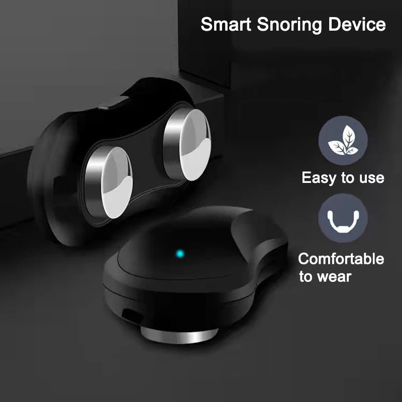 Smart Anti Snoring Device Portable EMS Pulse Noise Reduction Muscle Stimulator Comfortable Sleep Well Snore StopperHealth Care