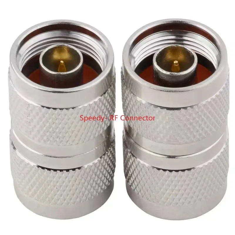 2Pcs L16 N Type Male Plug To N Male Plug Straight Connector N Male To N Male Double RF Adapter Coax Fast Delivery High Quality