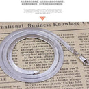 New 925 Sterling Silver fine 4MM Blade Chain Necklace for Women MEN Luxury wedding party Jewelry Best friend Holiday gifts