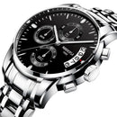 NIBOSI Uhr Herren Top Marke Luxus Blau Männer Datum Quarz Herrenuhren Wasserdichte Sportuhr Armbanduhr Relogio Masculino
