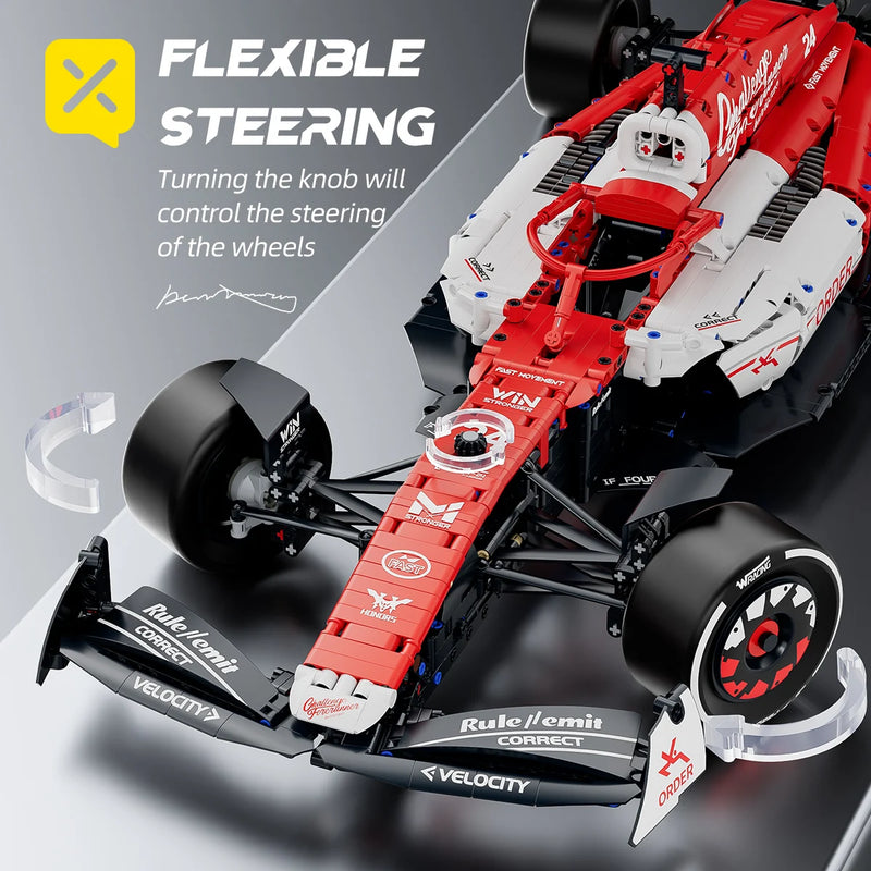 1:8 F1 Race Cars 1770PCS Building Sets MOC Building Blocks Car Cool Collectible Model Car Kits Toy Christmas Festive Gift Giving