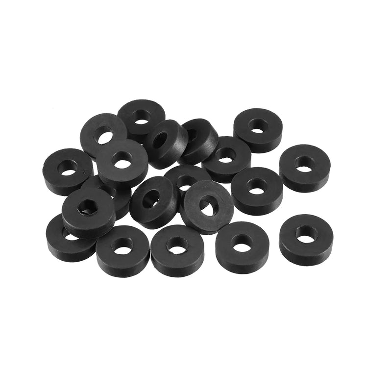 20Pcs 3mm-30mm ID Rubber Grommet Flat Rubber Ring Sealing Gaskets Plumbing Faucet Washers Seal Accessories O-Ring Hose Gasket