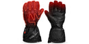 The Winter Sentinel | Genuine Leather Heated Motorcycle Gloves — Rechargeable, Waterproof