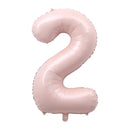 32/40inch Light Pink Blue number balloons Foil Balloon Birthday Balloons Party Baloon 0 1 2 3 4 5 6 7 8 9 globos Balls