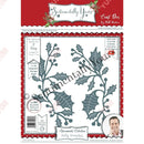 New Arrivals 2025 Christmas Metal Craft Dies Cutting Fancy Frames Holly For Diy Scrapbooking Make Cards Handmade Mold Embossing