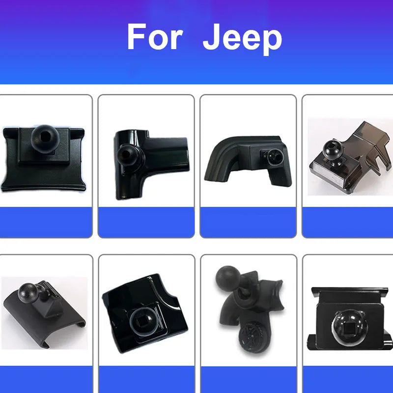 Fit for Jeep Compass Grand Cherokee Wrangler Commander Renegade 2023 2022 2020 2018 Car Mobile Phone Holder Bracket Base