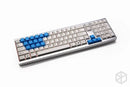 taihao Gummi Gaming Tastenkappen-Set gummierte Doubleshot Tastenkappen Cherry MX OEM Profil durchscheinend von 4 oder 18 magentafarbenen hellblauen