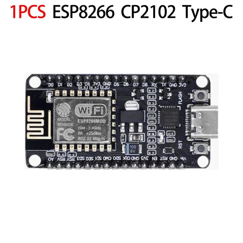 Wireless Module CH340/CP2102/CH9102X NodeMcu V3 V2 Lua WIFI Internet of Things Development Board Based ESP8266 ESP-12E