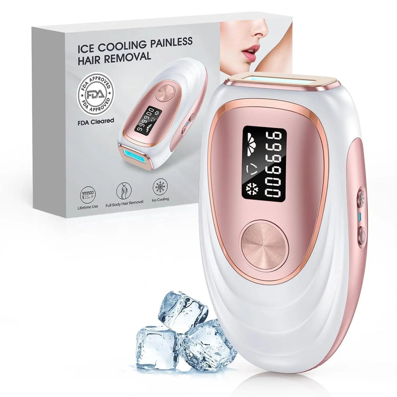 IPL Hair Removal 999900 Flashes Ice Colding Painless Epilator Depilator Full Body Hair Remover For Men Women Home Use