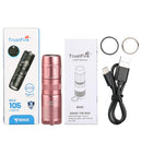 Trustfire MINIE EDC Flashlight with Magnetic LED Rechargeable Mini EDC Keychain Flashlights Outdoor Tool For Camping Hiking