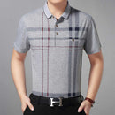 2022 Heißes echtes Bodybuilding-Kurzarm-Poloshirt für Herren Karierte Polos Sommer Pol T-Shirts Herren Business-Poloshirt Jersey 1398