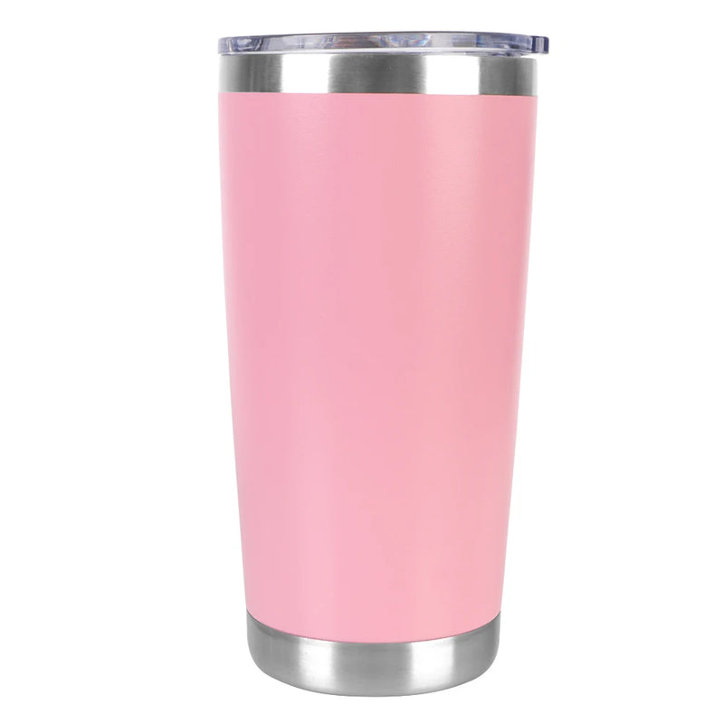 Water Bottle Thermal Mug Drinkware Beer Cups Insulated Leakproof 20oz With Lids Stainless Steel With Lids Vacuum