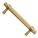 Long Knurled Handle Kitchen Cabinet Door Handles Drawer Pulls Solid Brass T Bar Bedroom Knobs Wardrobe Decor Furniture Hardware