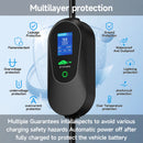 AFYEEV 3600W Portable Type 2 IEC62196-2 EV Charger Electric Car Charger Charging Cable EU Plug WiFi Bluetooth APP Remote Control