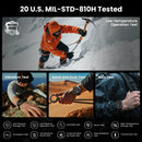 The Tank T4 | Rugged 6-Satellite GPS Smartwatch — 10ATM Diving Certified, Stainless Steel Bezel