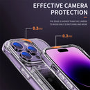 Transparent Dual Card Slots Bag Holder Case For iPhone 14 15 Pro Max 13 12 11 XR XS 8 7 Plus Clear Shockproof Soft Wallet Cover