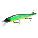 1 Stück Angelköder 11.5cm/14g Minnow Crankbait Wobbler 3D Augen Barsch Künstlicher Köder Hecht Karpfenköder Schwimmköder Angelzubehör Pesca