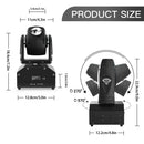 U'King Mini Beam Moving Head Lights 10W RGBW 4IN1 LED Stage Lights DMX512  Spotlight For Wedding Club Christmas Party Bar Show