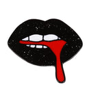Punk Sexy Lips Enamel Pin High Quality Skull Brooches Women Men Jeans Coat Lapel Pin Badge Jewelry Accessories Gift for Friend