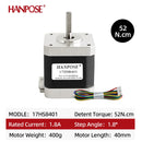 1pcs Free shipping 4-lead Nema17 Stepper Motor 48mm 78Oz-in 1.8A  Nema 17 motor 42BYGH 1.7A (17HS8401)  motor for 3D printer