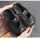 STRONGSHEN Women Summer Platform Clogs Sandal Outdoor Non-slip EVA Mary Jane Hole Shoes Beach Slippers Women's Sandalias Muje