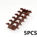 Military MOC Sentry Building Block Soldier Sandbag Fence Cannon Shell Barbed Wire Weapon Rack Training Field Watchtower Toy K018