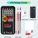 BSIDE Professionelles Digitalmultimeter Smart 9999 EMF Multitester DC AC Spannung Kondensator Ohm Diode Live Elektrikertester USB-Ladefunktion