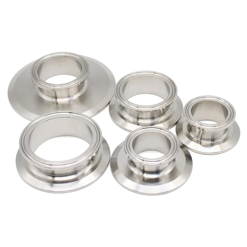 1.5" 2" 2.5"3"4"Tri Clamp Reducer End Cover SS304 Flange 50.5 64 77.5 91 119mm Ferrule  Sanitary Homebrew Beer Pipe Fitting