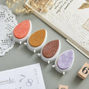 DIY Creative Water Drop Inkpad Inkpads Scrapbooking Oil Rubber Stamps Ink Pad Shape Kwaii Wedding Book Decoration