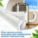 Portable AC Hose Insulation Sleeve Thermal Pipe Sleeve Portable Air Conditioner Hose Cover for 5 & 5.9inch Diameter Home Garage