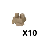 MOC Military Building Blocks Soldiers Figures Special Accessories Squatting Posture Arm Hand Kit Bricks Toys For Kid Gifts O020