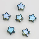 50Pcs/Lot Crystal Star Pendants 8mm Faceted Glass Loose Beads Handmade For Jewelry Diy Making Accessories Wholesale In Bulk