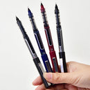 3 Stück/Set Kawaii Gerader Flüssig-Rollerball-Stift 0,5 mm Große Kapazität Blau/Schwarz/Rot Tinte Gelschreiber Schulbüro Schreibwarenbedarf