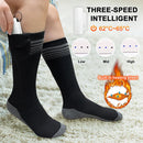 Winter Heating Socks With Battery Box Rechargeable Anti-Cold Unisex Thermal Heated Foot Warmer Outdoor Camping Ski Sports Winter