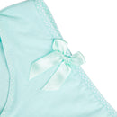 Women's Briefs Appare Mid Waist Cozy Solid Bow Women Cotton Panties Underwear for Women Plus Size 2xl 3xl 4xl 6 pcs/lot