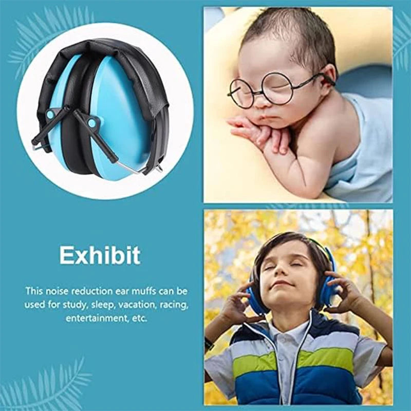 Children Ear Protection Earmuffs Safety Hearing Ear Muffs Noise Reduction Soundproof Headphones Children Protective Kids Earmuff