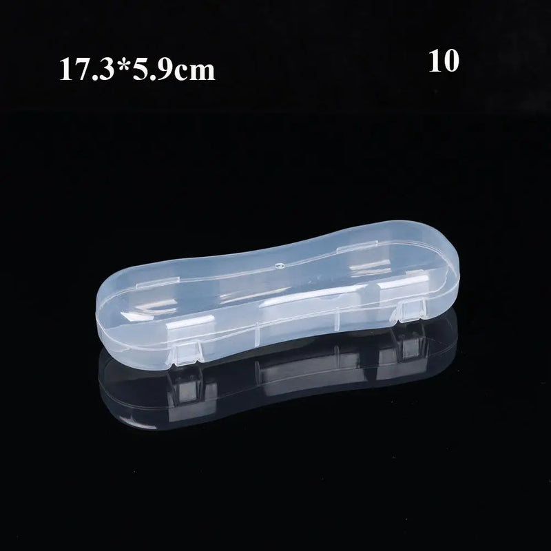 8Styles Plastic Storage Box Small Square Clear Black Box For Jewelry Diamond Embroidery Craft Bead Pill Home Storage Supply