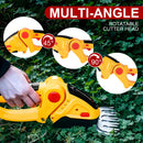 NEWBENY 2 IN 1 Electric Hedge Trimmer Handheld Cordless Lawn Mower Pruning Scissors Garden Power Tool For Makita Battery Pin