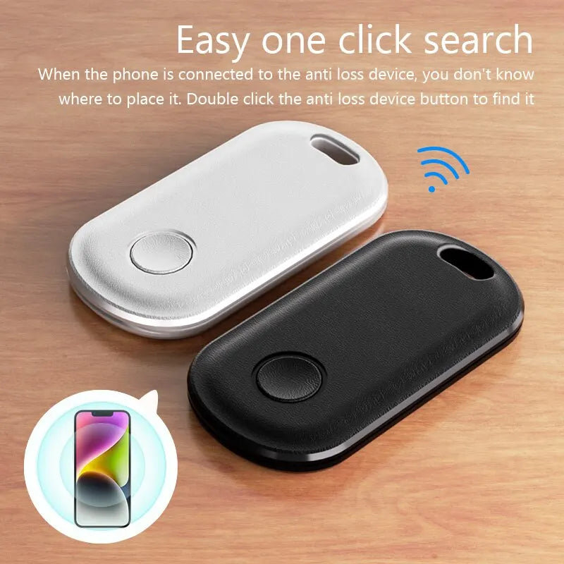 Smart Bluetooth GPS Tracker Works with Apple Find My APP ITag Anti Lost Reminder Device MFI Rated Locator Keys Pet Kids Finder