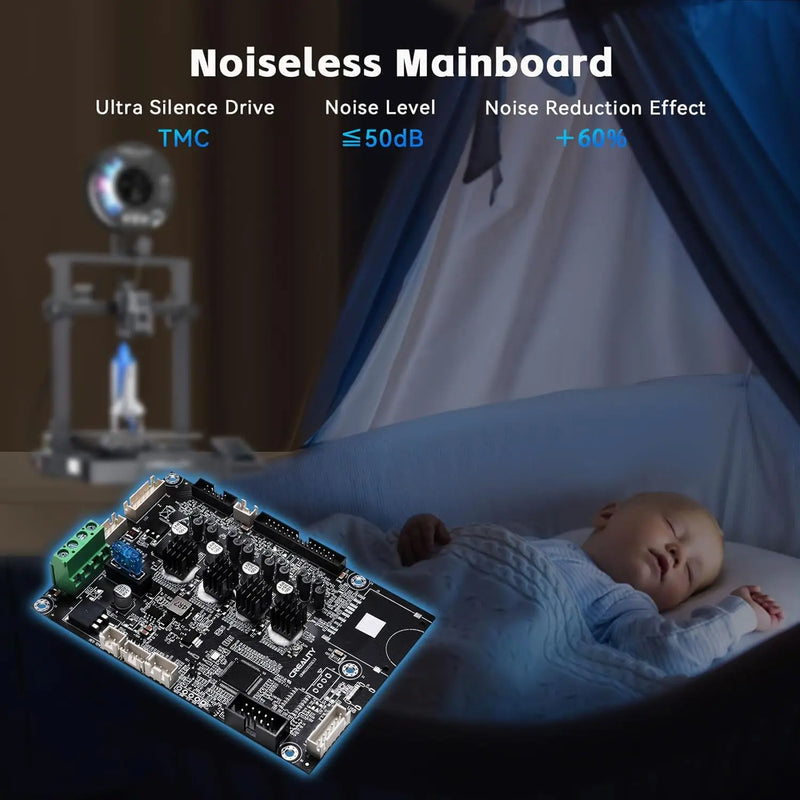 CREALITY Ender 3 V3 KE Silent Motherboard 32 Bit Silent Mainboard with MS35774 Driver For Creality Ender 3 V3 KE 3D Printer