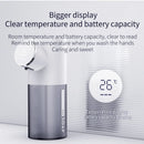 USB Automatic Liquid Soap Dispenser Touchless Sensor Foam Machine with Temperature Display for Bathroom Equipment