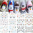 12Pcs Lovely Rabbit Easter Nail Art Stickers Kawaii Animals Carrot Bunny Decals Design Water Transfer Decoration Manicure CHBN